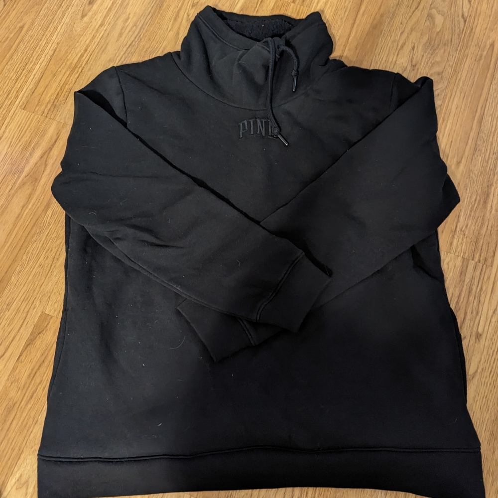 Sherpa Cowl Neck Sweatshirt